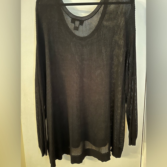 Lane Bryant.  Long sleeve sheer sweater - Picture 4 of 4
